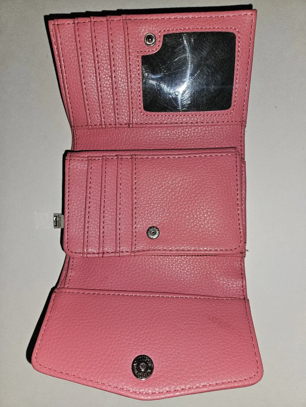 STEVE MADDEN Pink Leather Wallet